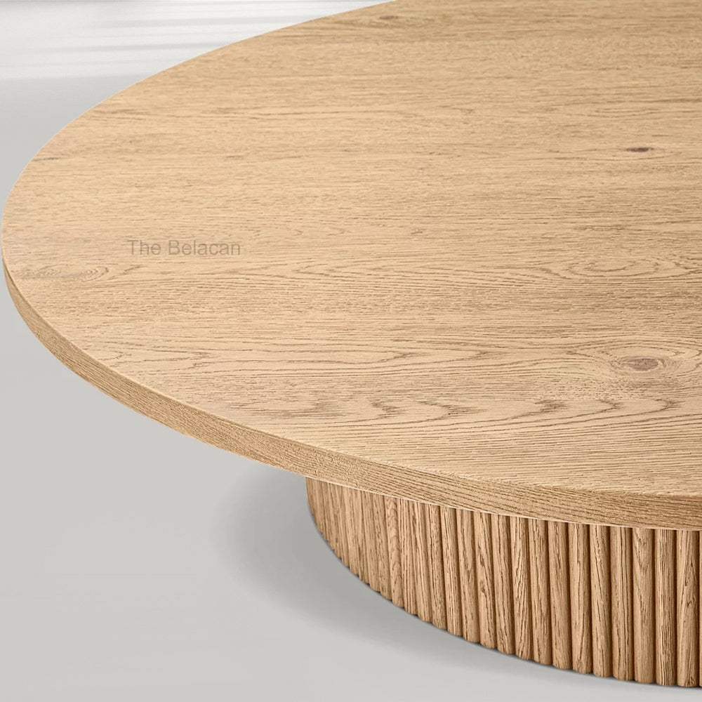 MulRegal Pedestal Round Coffee Table - thebelacan