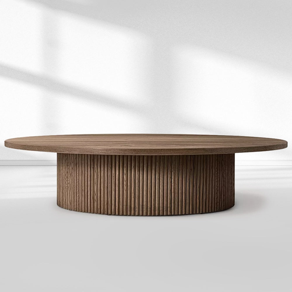 MulRegal Pedestal Round Coffee Table - thebelacan