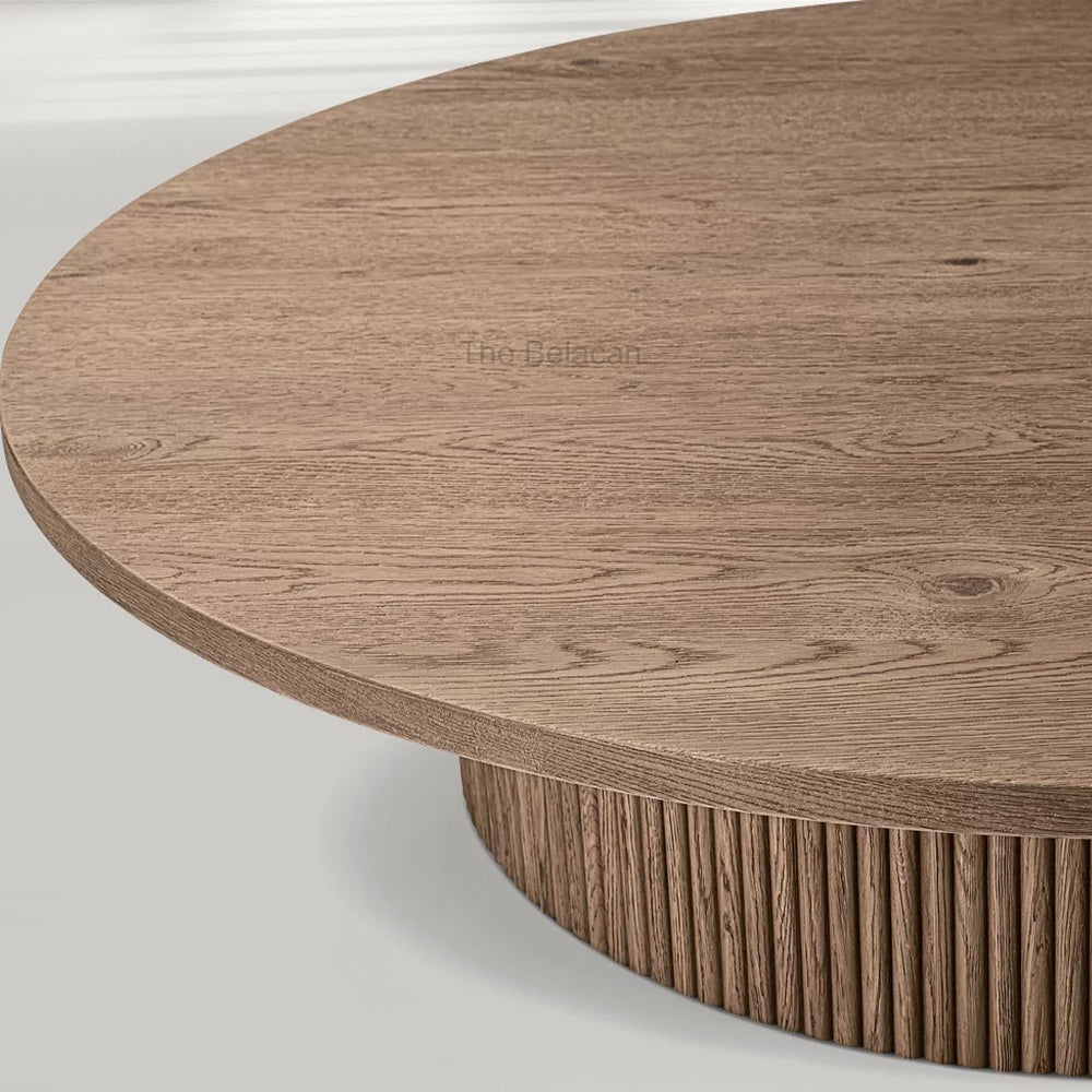 MulRegal Pedestal Round Coffee Table - thebelacan