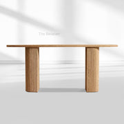 MulRegal Plank Wood Console Table - thebelacan