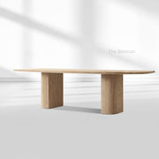 MulRegal Rectangular Wood Dining Table - thebelacan