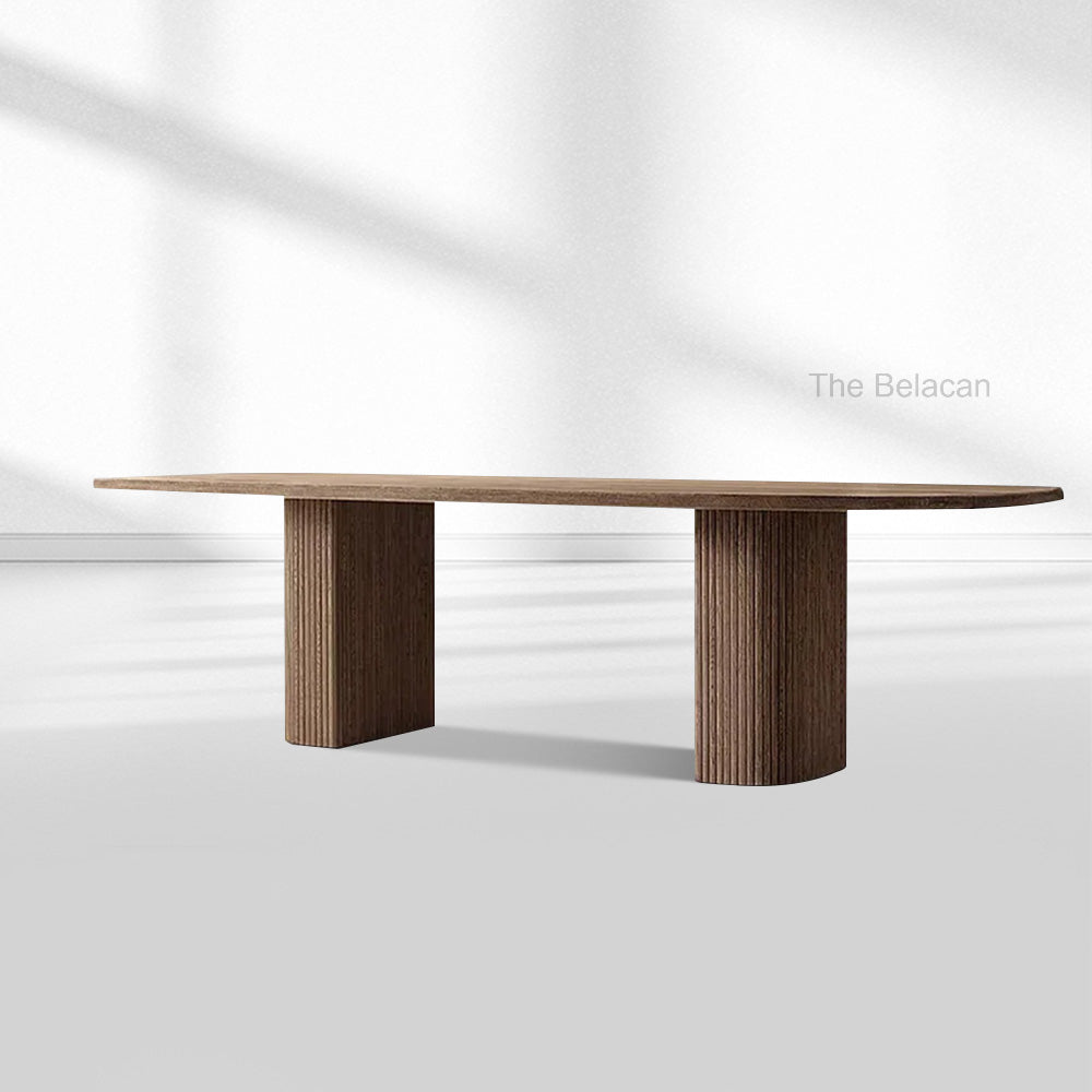 MulRegal Rectangular Wood Dining Table - thebelacan