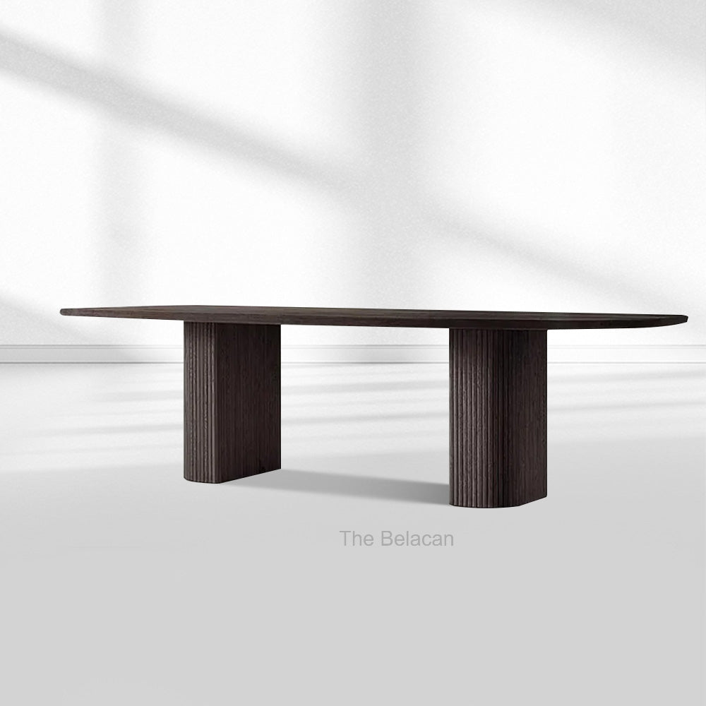 MulRegal Rectangular Wood Dining Table - thebelacan