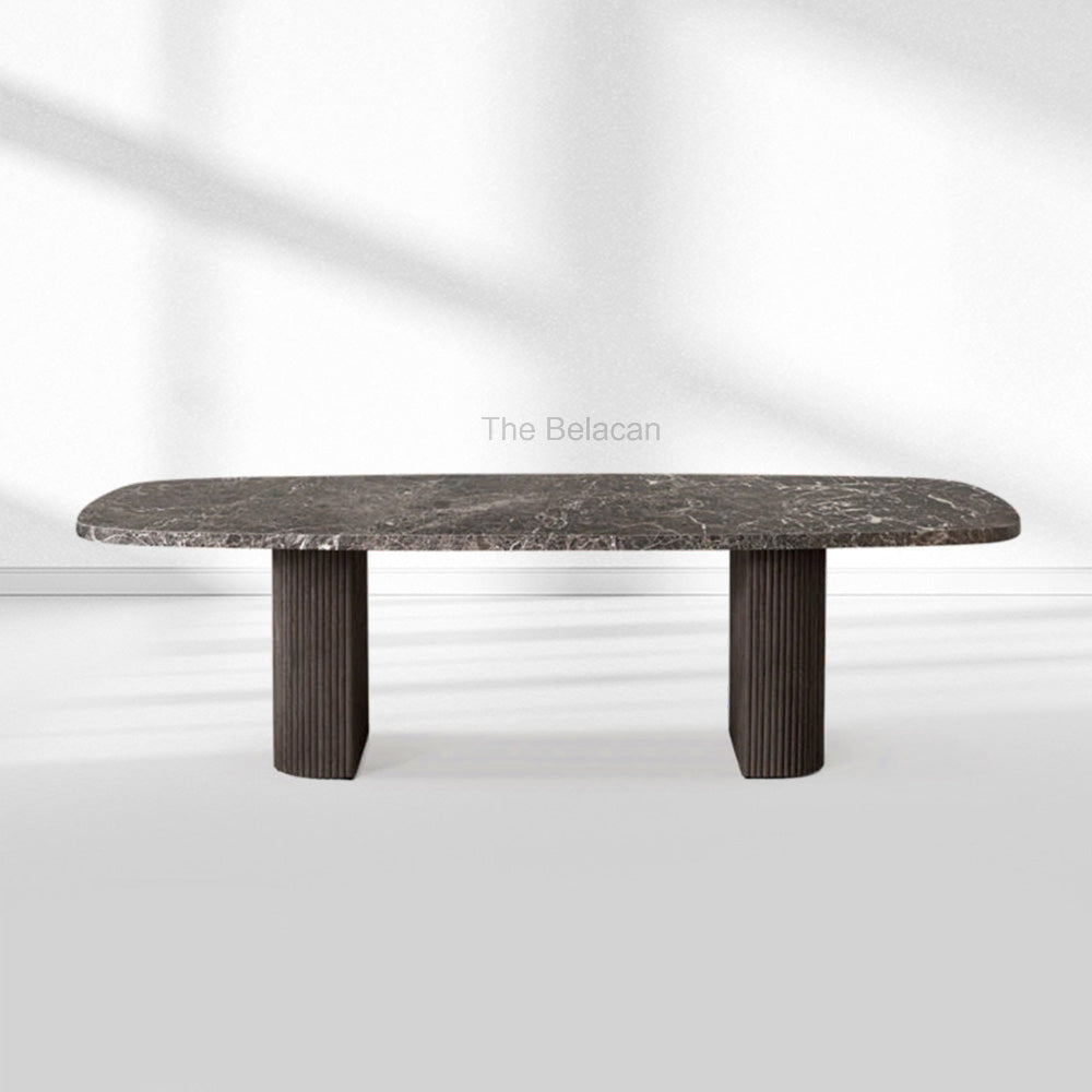 MulRegal Stone Rectangular Dining Table - thebelacan