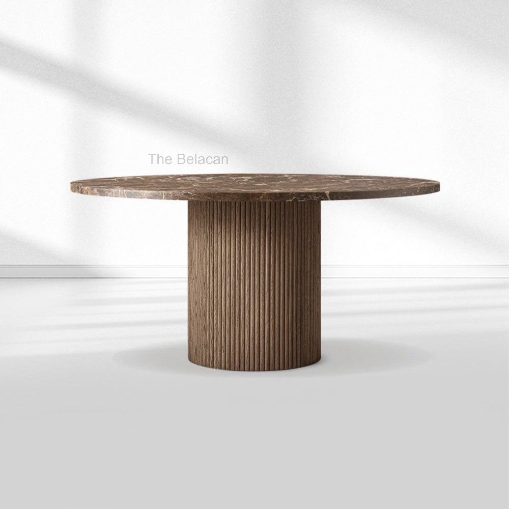 MulRegal Stone Round Dining Table - thebelacan