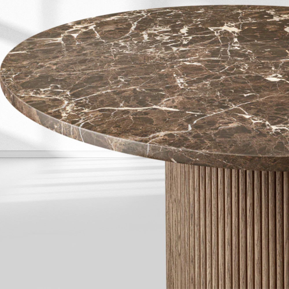 MulRegal Stone Round Dining Table - thebelacan