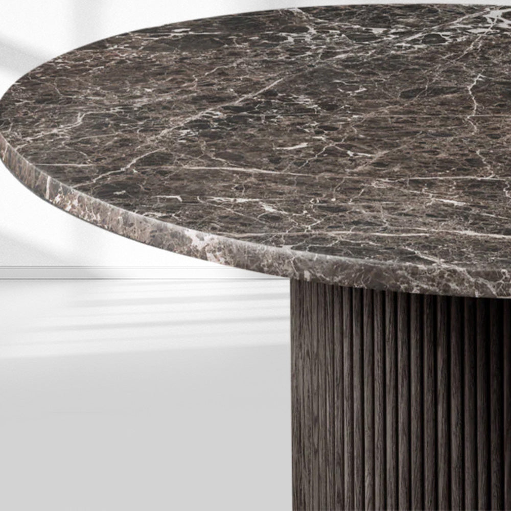 MulRegal Stone Round Dining Table - thebelacan