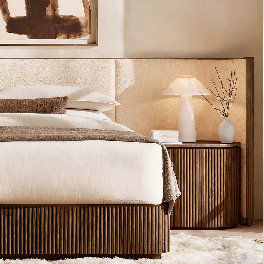 MulRegal Wood Round Side Table - thebelacan