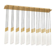 Noland 27-Light Linear Crystal Chandelier 48" - thebelacan