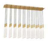Noland 27-Light Linear Crystal Chandelier 48" - thebelacan