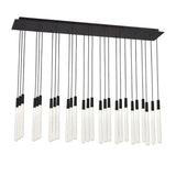 Noland 27-Light Linear Crystal Chandelier 48" - thebelacan