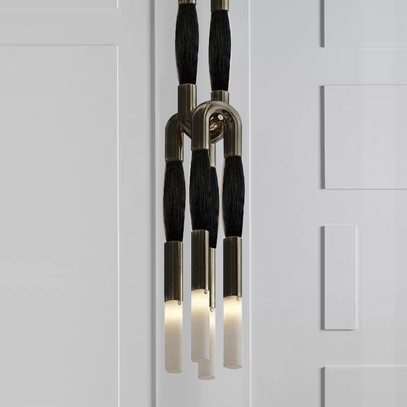 Horsehair Wall Sconce Lamp - thebelacan