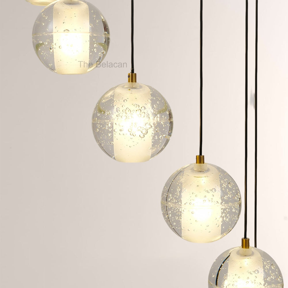 Pearl Ball Ceiling Chandelier 14 20 Light - thebelacan