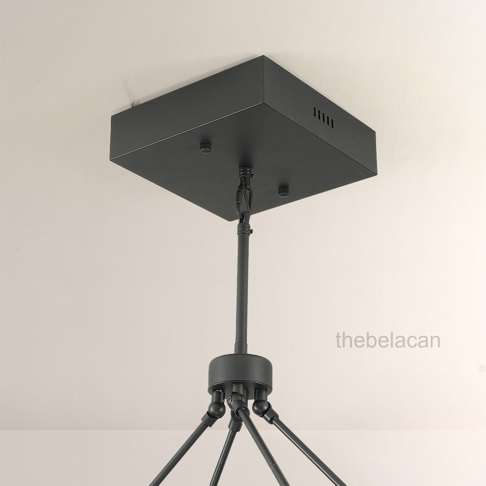 Peral Rectangular Chandelier 48"/62" - thebelacan