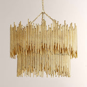 Prestige American Retro Style Two Tiered Circular Chandelier - thebelacan