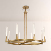 Prismatic Glass Round Chandelier 48" - thebelacan