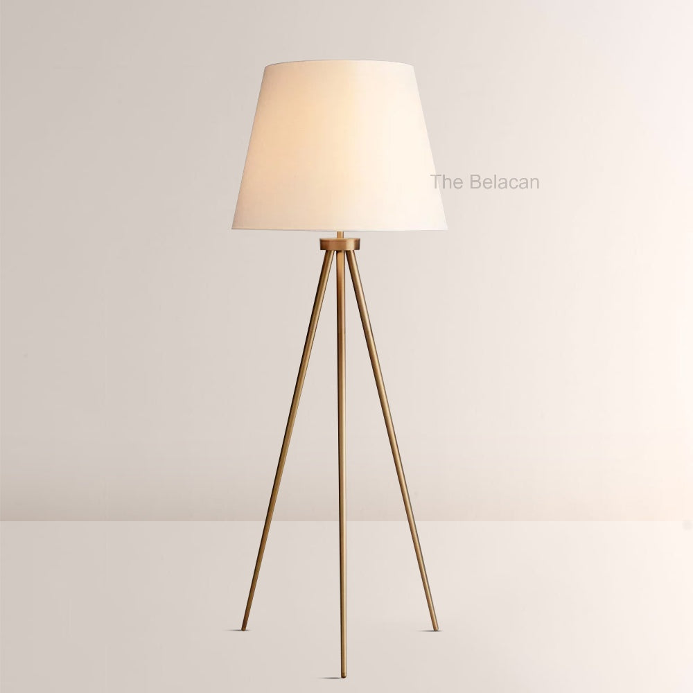 ReeEon Linen Shade Floor Lamp - thebelacan