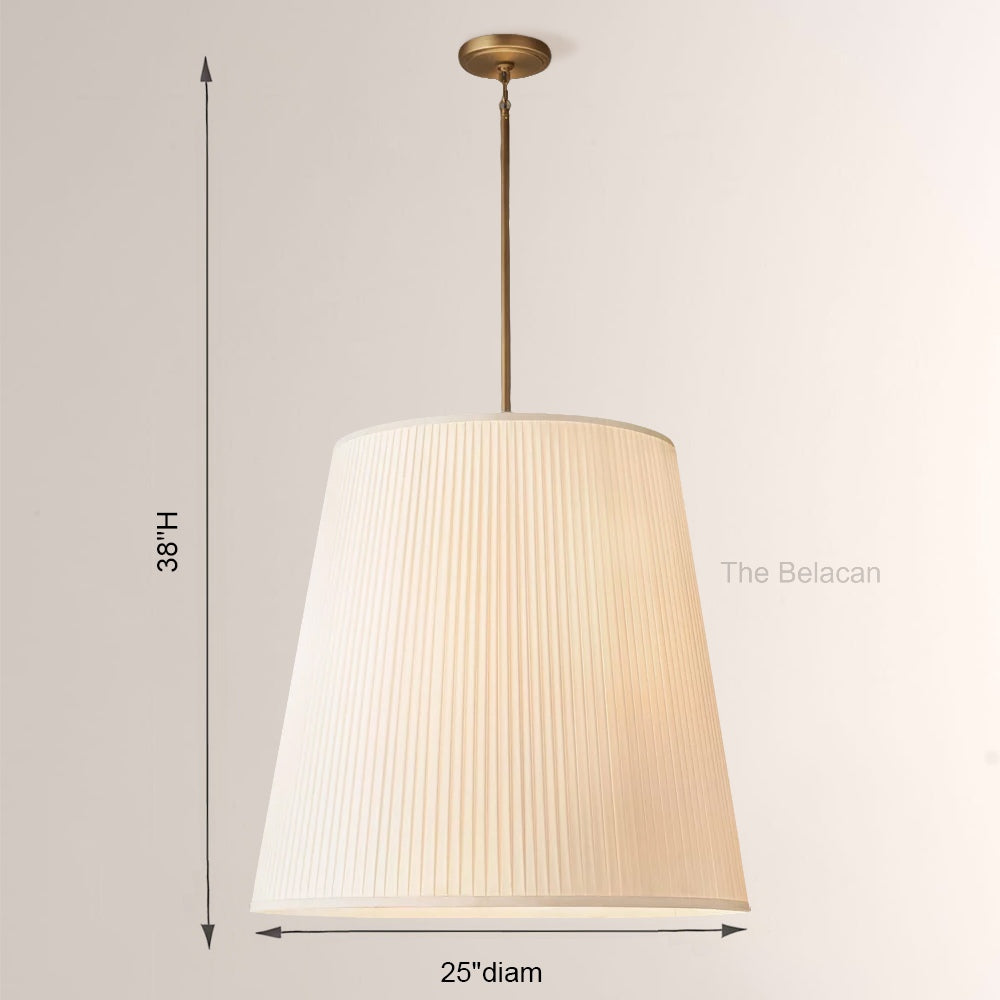 ReeEon Pleated Barrel Pendant - thebelacan