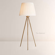 ReeEon Pleated Silk Shade Floor Lamp - thebelacan