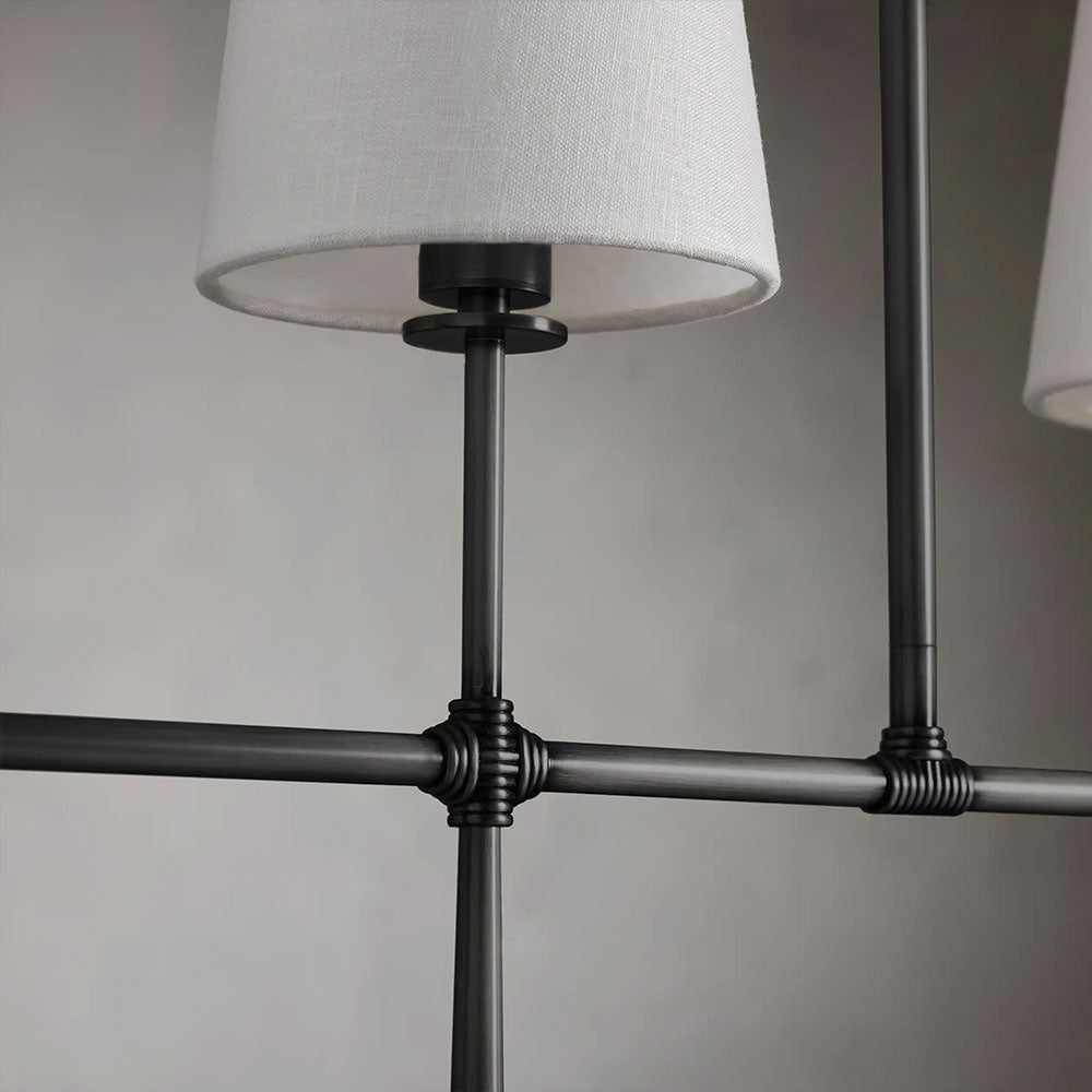 Rhodes Linear Chandelier 5 / 6 Light - thebelacan