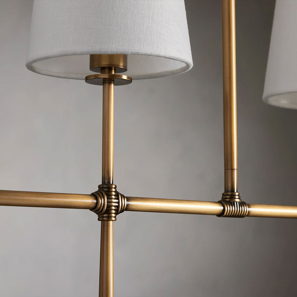 Rhodes Linear Chandelier 5 / 6 Light - thebelacan