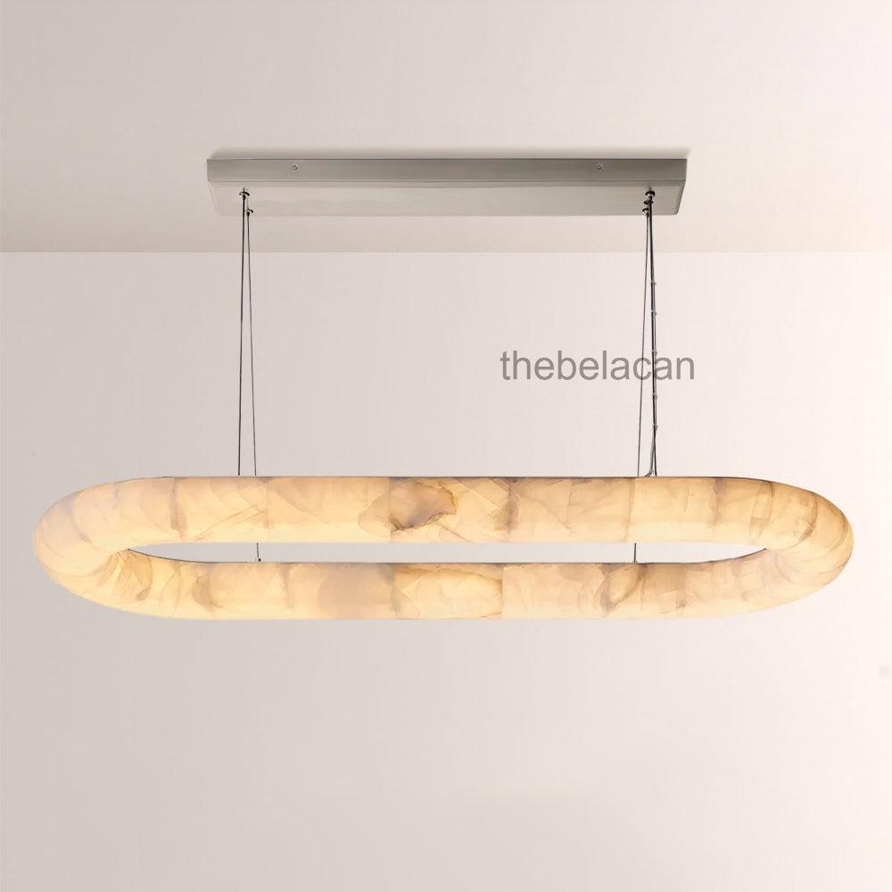 Rivage Lisse Oval Chandelier 57″W - thebelacan