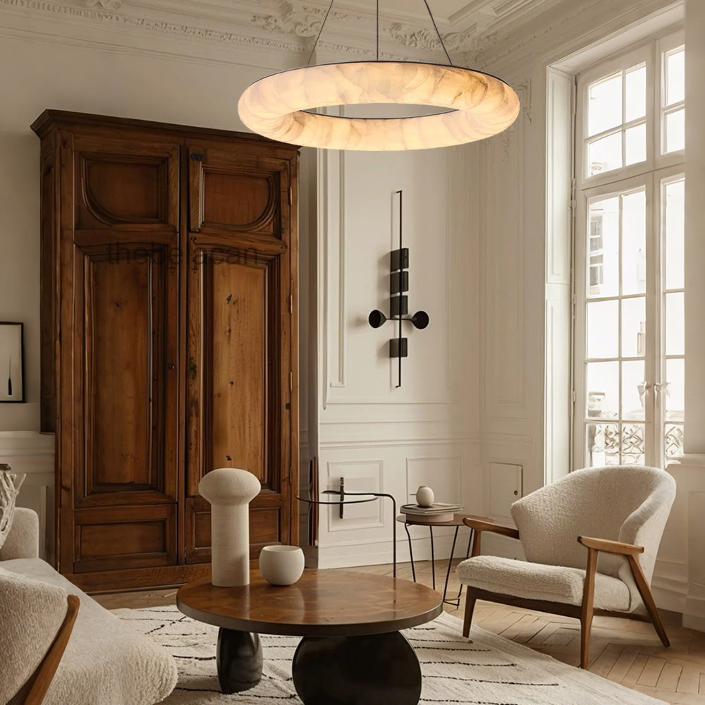 Rivage Lisse Round Chandelier 31″D - thebelacan
