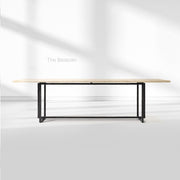 SalVerve Stone Rectangular Dining Table - thebelacan