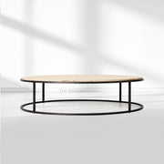 SalVerve Stone Round Coffee Table - thebelacan