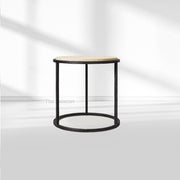 SalVerve Stone Round Side Table - thebelacan