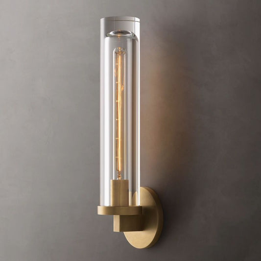 Savill Round Tube Sconce - thebelacan