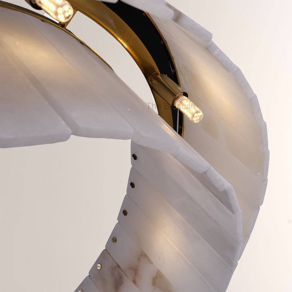 Sawyer Alabaster Rectangle Chandelier 40 54 - thebelacan