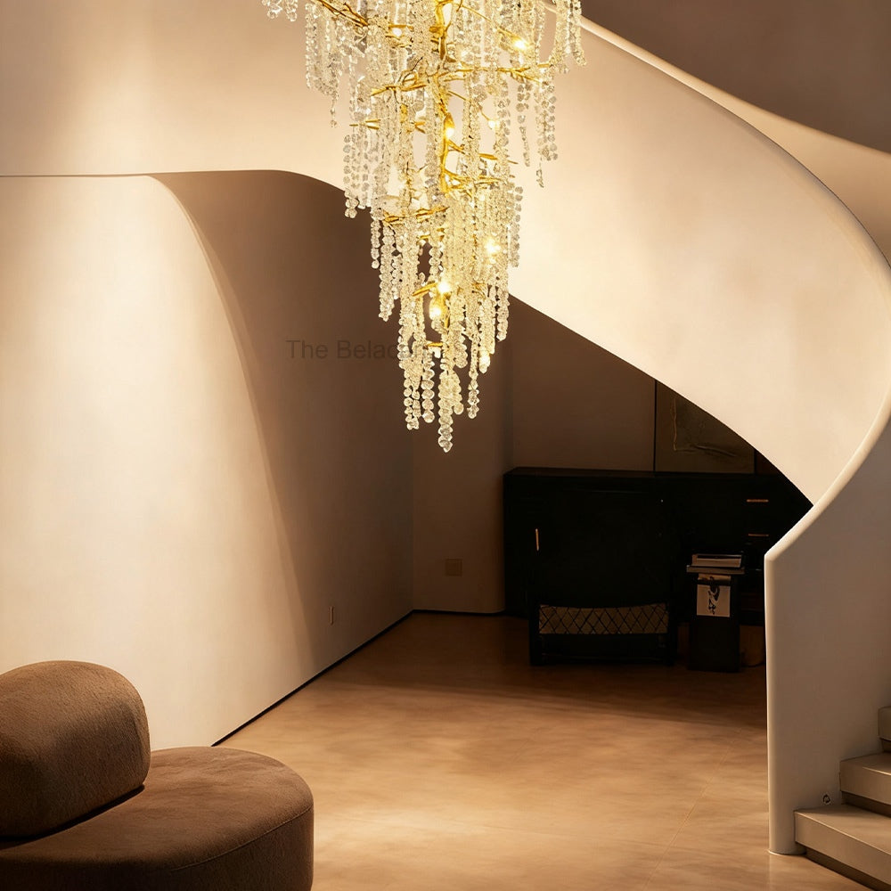 Shiro Noda Crystal Tree Branch Chandelier 95 - thebelacan