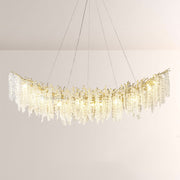 Shiro Noda Crystal Tree Branch Linear Chandelier 72 - thebelacan