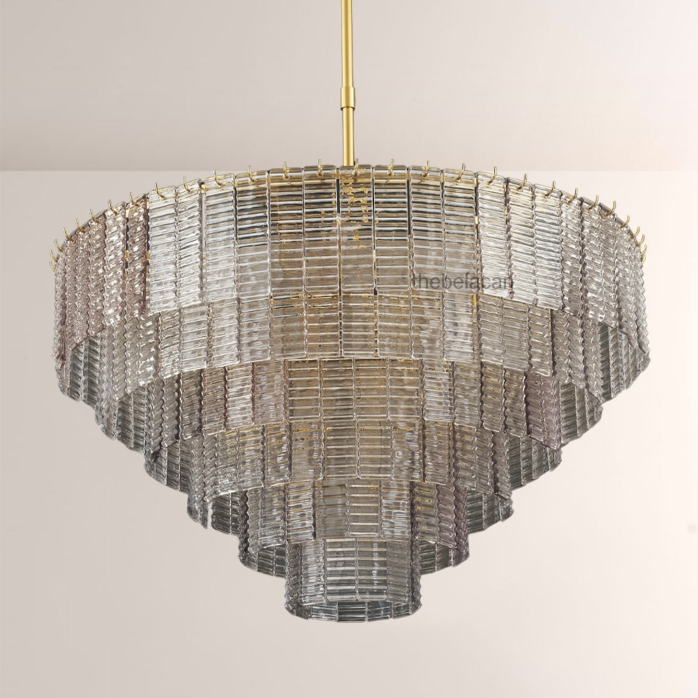 Sireni Glass Round Chandelier 41” - thebelacan