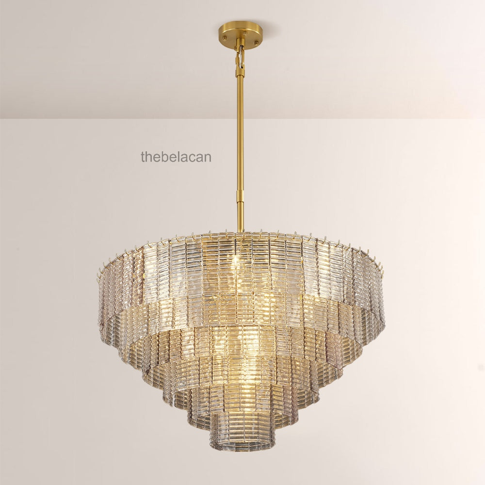 Sireni Glass Round Chandelier 41” - thebelacan