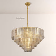 Sireni Glass Round Chandelier 41” - thebelacan