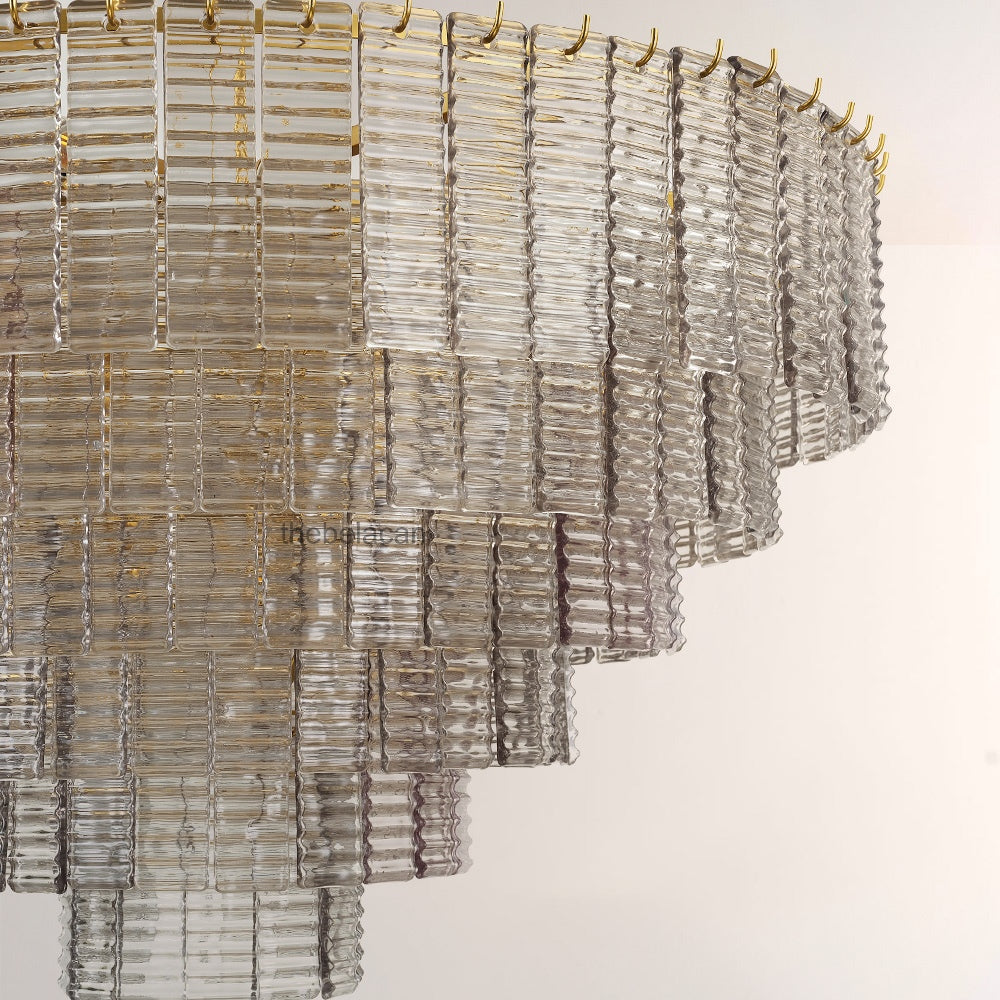Sireni Glass Round Chandelier 41” - thebelacan