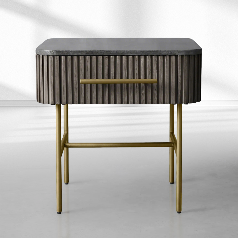 Fimley End Table with Drawer - thebelacan