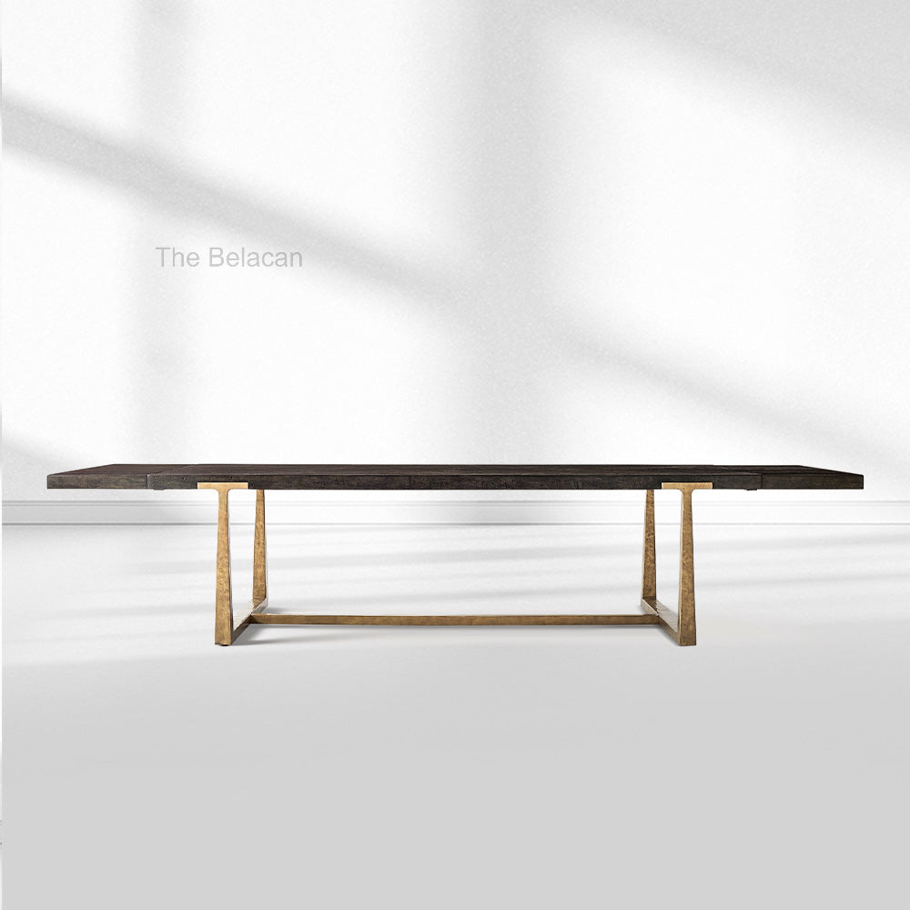 T-Brace Extension Dining Table