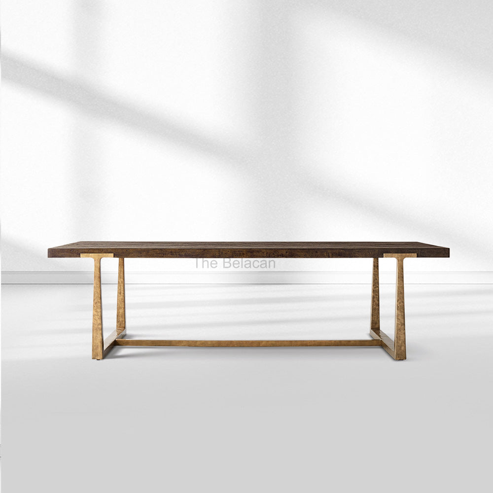 T-Brace Extension Dining Table