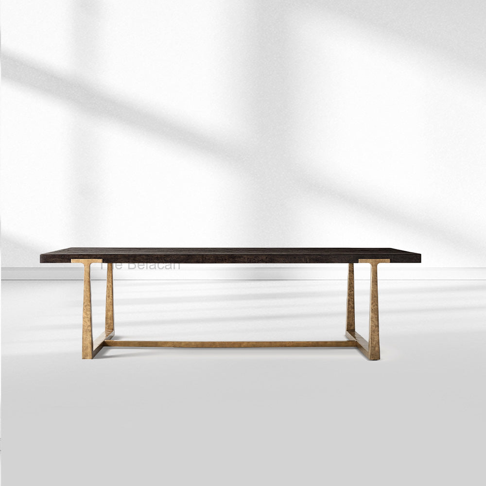 T-Brace Extension Dining Table