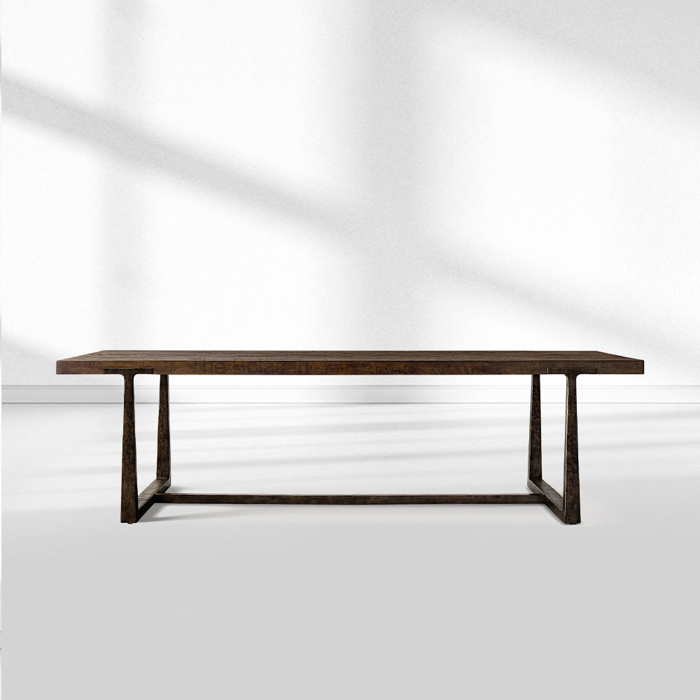 T-Brace Extension Dining Table