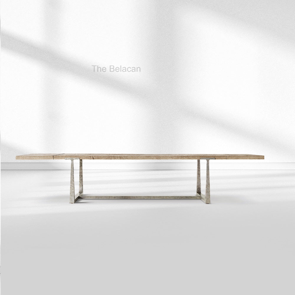 T-Brace Extension Dining Table