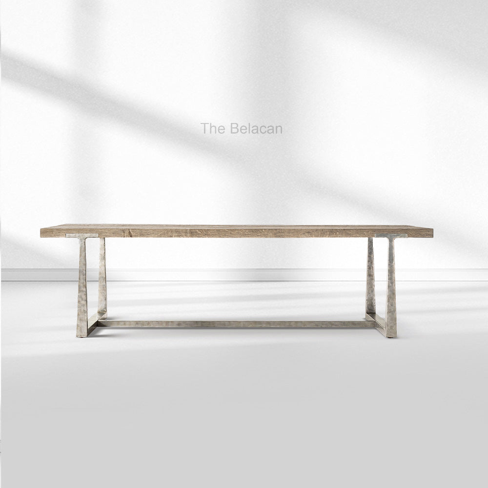T-Brace Extension Dining Table