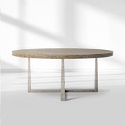 T-Brace Round Dining Table