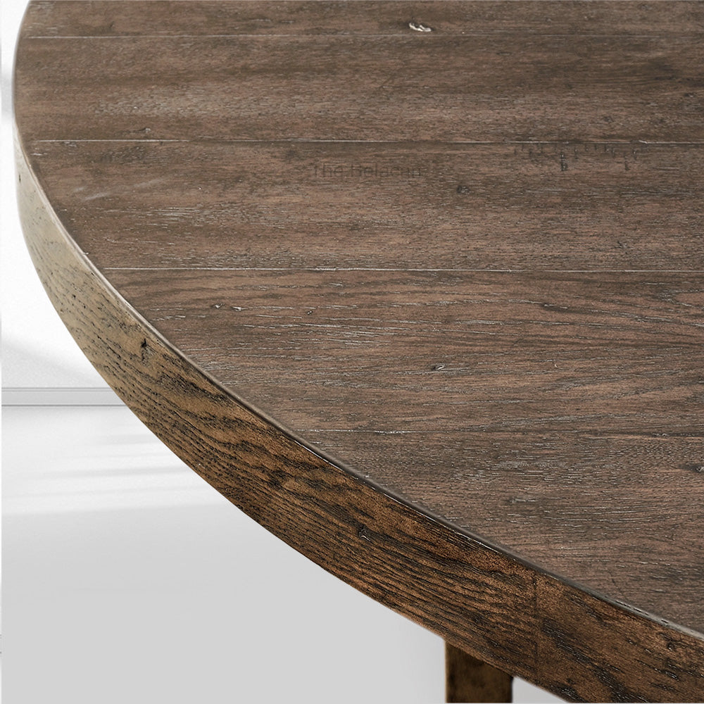 T-Brace Round Dining Table
