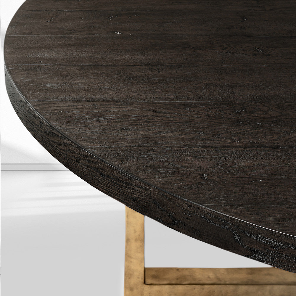 T-Brace Round Dining Table