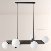 Thera Globe Linear Chandelier - thebelacan