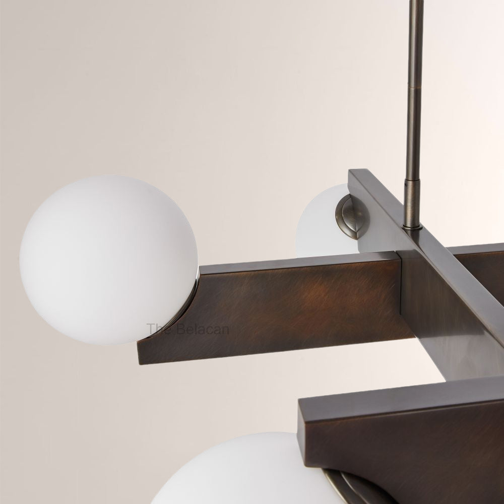 Thera Globe Linear Chandelier - thebelacan
